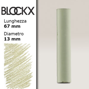 BX000 - 665 - Verde Oliva 5 Pastello Secco L67mm x D13mm BLOCKX