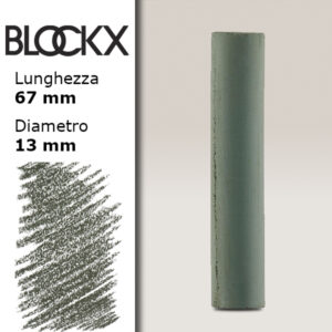 BX000 - 732 - Grigio Verde 2 Pastello Secco L67mm x D13mm BLOCKX