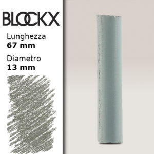 BX000 - 733 - Grigio Verde 3 Pastello Secco L67mm x D13mm BLOCKX