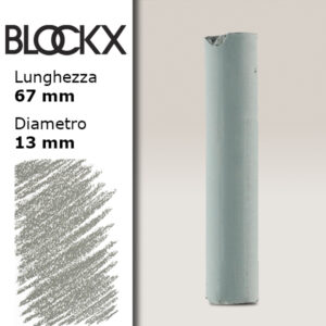 BX000 - 734 - Grigio Verde 4 Pastello Secco L67mm x D13mm BLOCKX