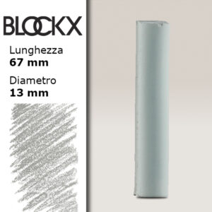 BX000 - 735 - Grigio Verde 5 Pastello Secco L67mm x D13mm BLOCKX