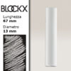 BX000 - 802 - Bianco di Marte 2 Pastello Secco L67mm x D13mm BLOCKX