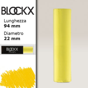 BX000 - 102 - Giallo Limone 2 Maxi Pastello Secco L94 x D22mm BLOCKX