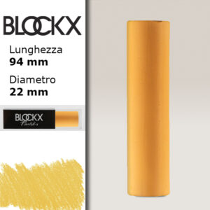 BX000 - 121 - Giallo Nasturzio 1 Maxi Pastello Secco L94 x D22mm BLOCKX