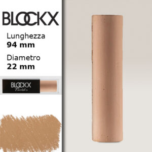 BX000 - 151 - Ocra Tonalità Carne 1 Maxi Pastello Secco L94 x D22mm BLOCKX