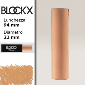 BX000 - 152 - Ocra Tonalità Carne 2 Maxi Pastello Secco L94 x D22mm BLOCKX