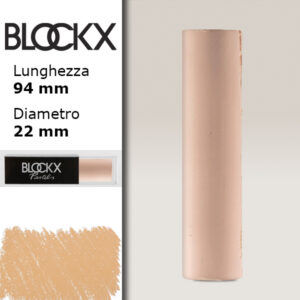 BX000 - 153 - Ocra Tonalità Carne 3 Maxi Pastello Secco L94 x D22mm BLOCKX