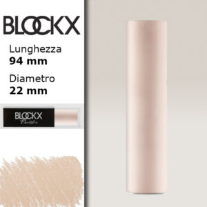 BX000 - 154 - Ocra Tonalità Carne 4 Maxi Pastello Secco L94 x D22mm BLOCKX