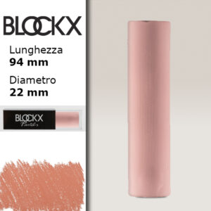 BX000 - 214 - Ocra Rossa 4 Maxi Pastello Secco L94 x D22mm BLOCKX