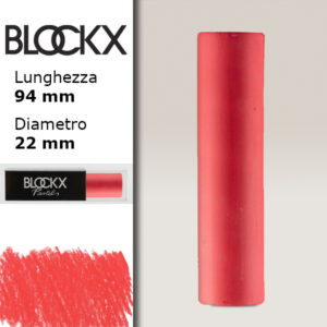 BX000 - 222 - Rosso 2 Maxi Pastello Secco L94 x D22mm BLOCKX