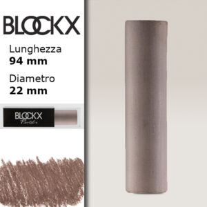 BX000 - 431 - Ambra Bruciata 1 Maxi Pastello Secco L94 x D22mm BLOCKX