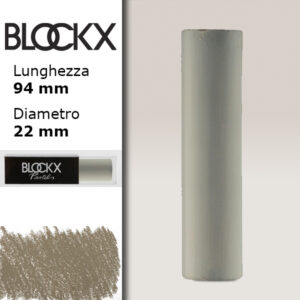 BX000 - 443 - Marrone Van Dyck 3 Maxi Pastello Secco L94 x D22mm BLOCKX
