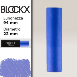 BX000 - 512 - Blu Oltremare 2 Maxi Pastello Secco L94 x D22mm BLOCKX