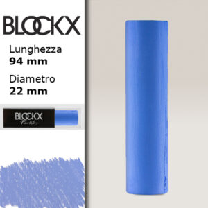 BX000 - 513 - Blu Oltremare 3 Maxi Pastello Secco L94 x D22mm BLOCKX