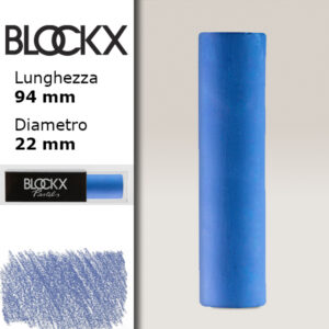 BX000 - 521 - Blu Indanthrene 1 Maxi Pastello Secco L94 x D22mm BLOCKX