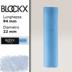 BX000 - 524 - Blu Indanthrene 4 Maxi Pastello Secco L94 x D22mm BLOCKX