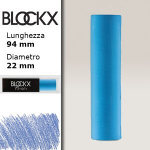 BX000 - 532 - Blu Cobalto 2 Maxi Pastello Secco L94 x D22mm BLOCKX
