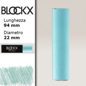 BX000 - 625 - Verde Smeraldo 5 Maxi Pastello Secco L94 x D22mm BLOCKX
