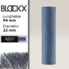 BX000 - 701 - Grigio Payne 1 Maxi Pastello Secco L94 x D22mm BLOCKX