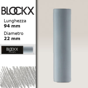 BX000 - 713 - Grigio Caldo 3 Maxi Pastello Secco L94 x D22mm BLOCKX