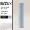 BX000 - 715 - Grigio Caldo 5 Maxi Pastello Secco L94 x D22mm BLOCKX