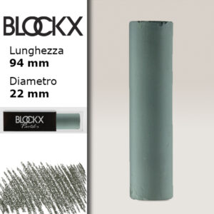 BX000 - 732 - Grigio Verde 2 Maxi Pastello Secco L94 x D22mm BLOCKX