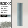 BX000 - 733 - Grigio Verde 3 Maxi Pastello Secco L94 x D22mm BLOCKX