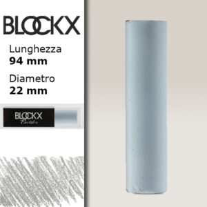 BX000 - 735 - Grigio Verde 5 Maxi Pastello Secco L94 x D22mm BLOCKX