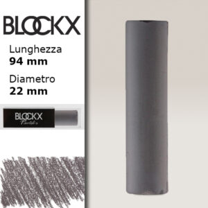 BX000 - 761 - Grigio Rossastro 1 Maxi Pastello Secco L94 x D22mm BLOCKX