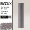 BX000 - 762 - Grigio Rossastro 2 Maxi Pastello Secco L94 x D22mm BLOCKX