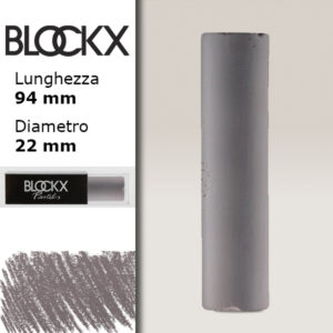 BX000 - 762 - Grigio Rossastro 2 Maxi Pastello Secco L94 x D22mm BLOCKX