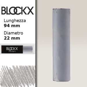 BX000 - 763 - Grigio Rossastro 3 Maxi Pastello Secco L94 x D22mm BLOCKX