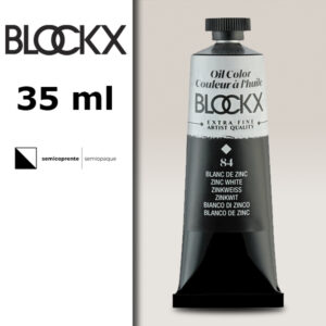 BX104 - 084 - Bianco di Zinco S1 Colore a Olio Extra Fine 35 ML BLOCKX