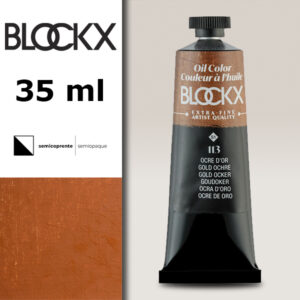 BX079 - 113 - Ocra Dorata S1 Colore a Olio Extra Fine 35 ML BLOCKX