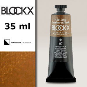 BX075 - 117 - Terra d'Italia S1 Colore a Olio Extra Fine 35 ML BLOCKX