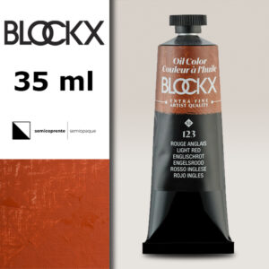 BX082 - 123 - Rosso Chiaro S2 Colore a Olio Extra Fine 35 ML BLOCKX