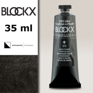 BX099 - 171 - Nero Avorio S2 Colore a Olio Extra Fine 35 ML BLOCKX