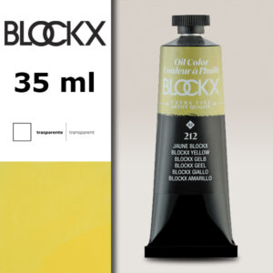 BX006 - 212 - Giallo S2 Colore a Olio Extra Fine 35 ML BLOCKX
