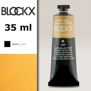 BX015 - 215 - Giallo Brillante Scuro S4 Colore a Olio Extra Fine 35 ML BLOCKX