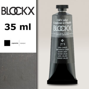 BX096 - 273 - Grigio Bruno S2 Colore a Olio Extra Fine 35 ML BLOCKX
