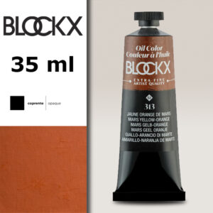 BX080 - 313 - Giallo di Marte Arancio S2 Colore a Olio Extra Fine 35 ML BLOCKX