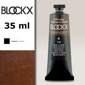 BX089 - 341 - Marrone di Marte S2 Colore a Olio Extra Fine 35 ML BLOCKX