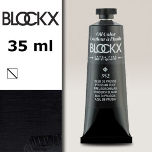 BX055 - 352 - Blu di Prussia S3 Colore a Olio Extra Fine 35 ML BLOCKX
