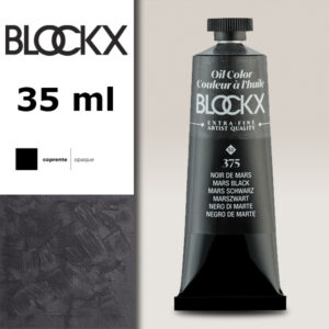 BX098 - 375 - Nero di Marte S2 Colore a Olio Extra Fine 35 ML BLOCKX