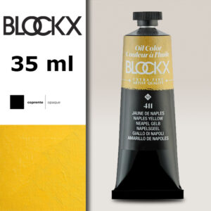 BX008 - 411 - Giallo di Napoli S3 Colore a Olio Extra Fine 35 ML BLOCKX