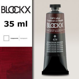 BX037 - 424 - Magenta Quinacridone S4 Colore a Olio Extra Fine 35 ML BLOCKX