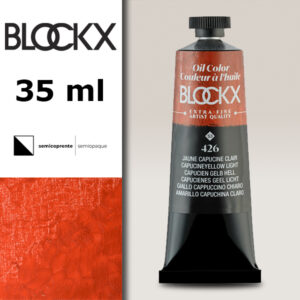 BX029 - 426 - Giallo Cappuccino Chiaro S3 Colore a Olio Extra Fine 35 ML BLOCKX