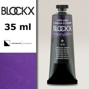 BX044 - 431 - Malva Dioxazina S3 Colore a Olio Extra Fine 35 ML BLOCKX