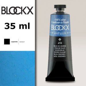 BX051 - 451 - Blu Thaline S2 Colore a Olio Extra Fine 35 ML BLOCKX