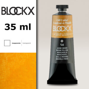 BX013 - 511 - Giallo Indiano S4 Colore a Olio Extra Fine 35 ML BLOCKX